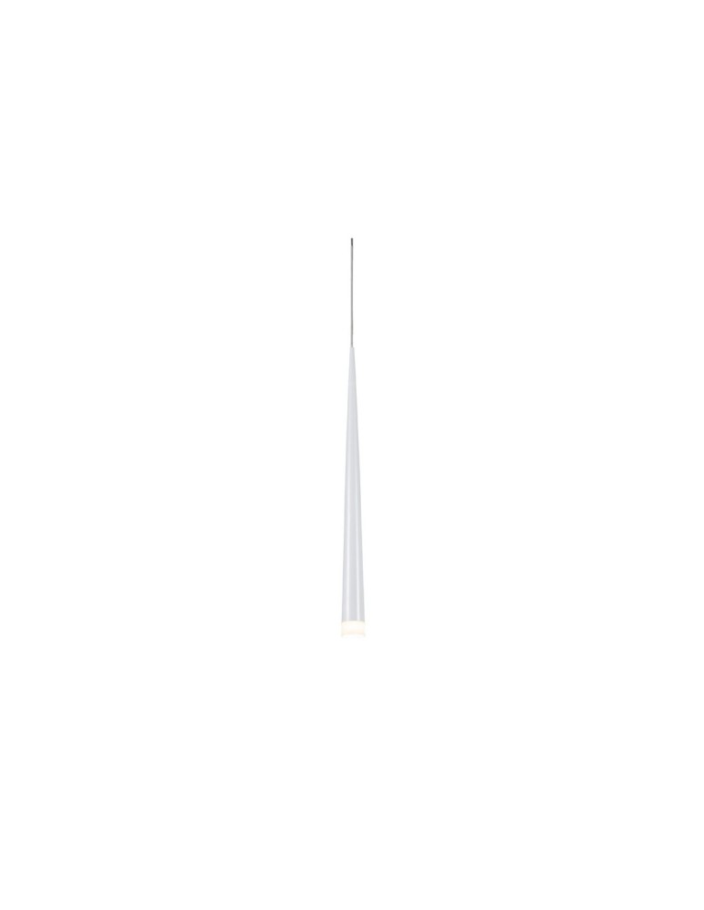Lampy wiszące pojedyncze - Azzardo STYLO 1 WHITE 1xG9 Wisząca Biały AZ0206 - produkt kolory-swiatla.pl 1