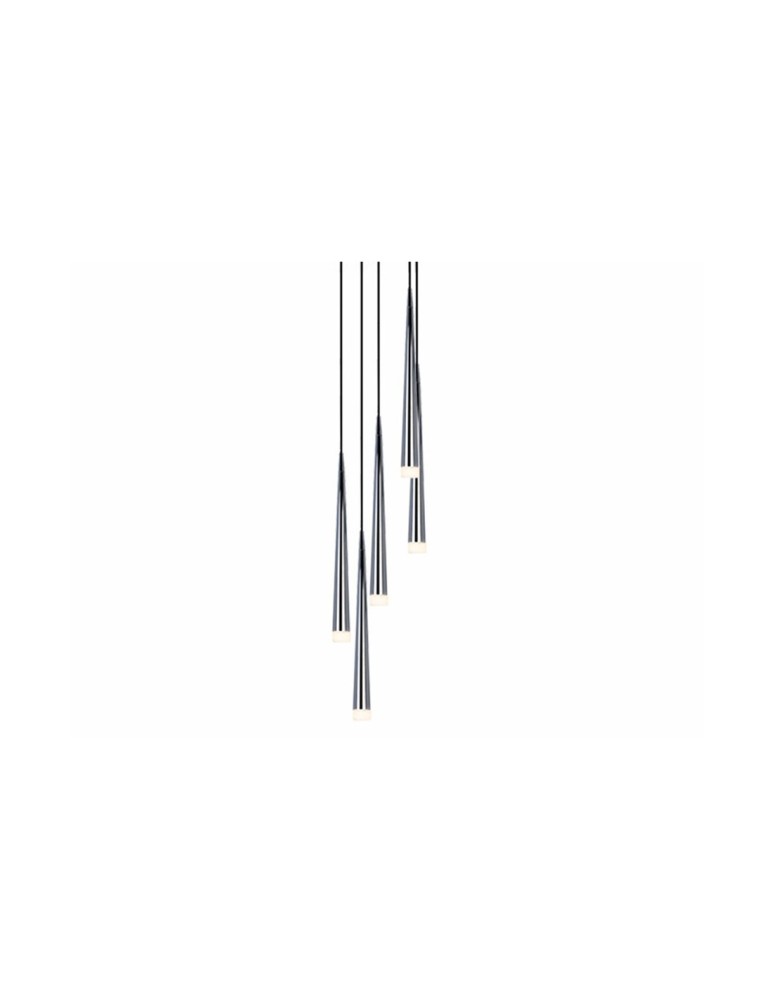 Azzardo STYLO 5 CHROME 5xG9 Wisząca Chrom AZ0134