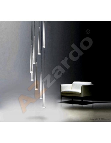 Azzardo STYLO 8 CHROM 8xG9 Wisząca Chrom AZ0257 - produkt 2
