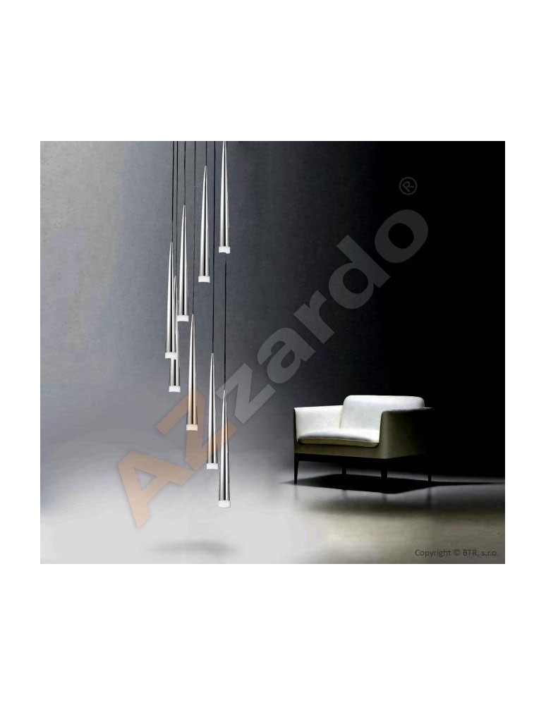 Azzardo STYLO 8 CHROM 8xG9 Wisząca Chrom AZ0257