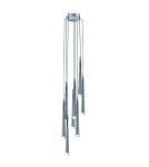 Lampy wiszące - Azzardo STYLO 8 CHROM 8xG9 Wisząca Chrom AZ0257 - produkt 1