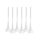 Lampy wiszące - Azzardo TASOS 6 WHITE 6xE14 Wisząca Biały AZ1883 - product 1