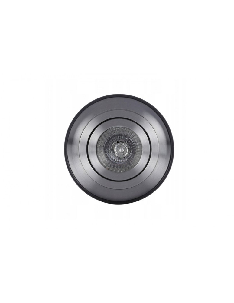 Azzardo BROSS 1 BLACK/ALUMINIUM 1xGU10 Natynkowa Czarny/Aluminium AZ0779