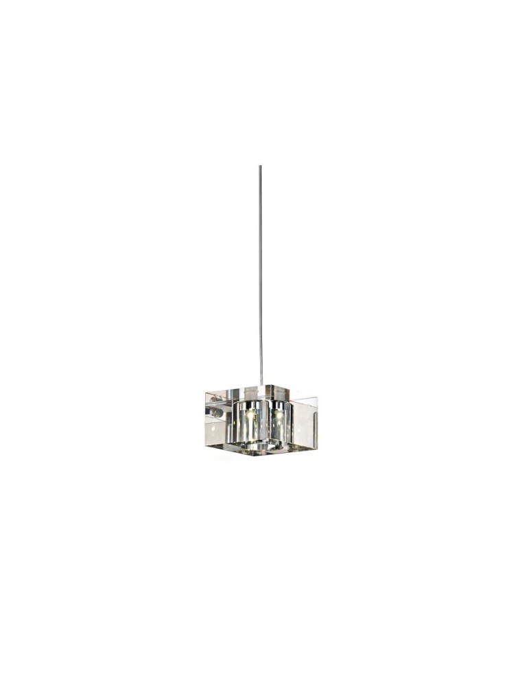 Lampy wiszące - Azzardo BOX 1 1xG4 Wisząca Przeźroczysty AZ0036 - produkt kolory-swiatla.pl 1