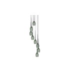 Lampy wiszące - Azzardo IZZA 8 OLIVE 8xE14 Wisząca Oliwkowy AZ1230 - produkt 2
