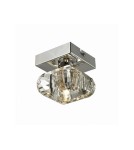 Lampy sufitowe - Azzardo RUBIC 1 TOP 1xG9 Sufitowa Przeźroczysty/Chrom AZ0489 - product 1
