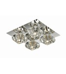 Lampy sufitowe - Azzardo RUBIC 4 TOP 4xG9 Sufitowa Przeźroczysty/Chrom AZ0492 - product 1
