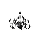 Żyrandole nowoczesne - Azzardo SNAKE 2 BLACK 15xG4 Wisząca Czarny AZ1048 - product 1