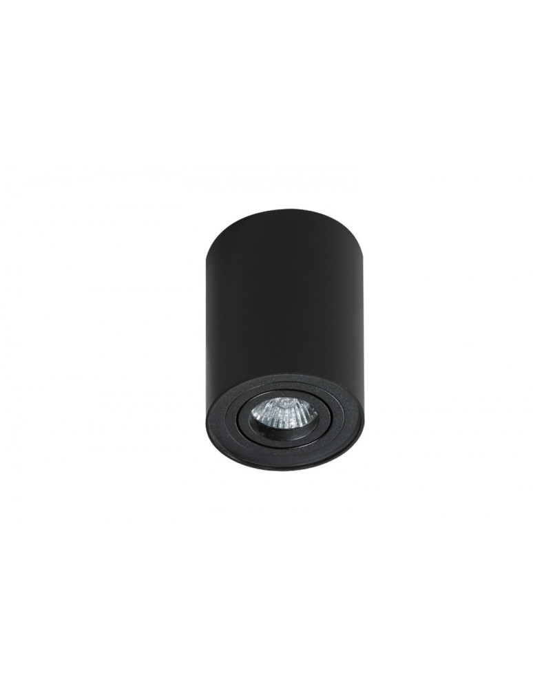 Oprawy sufitowe na wymienne źródło światła - Azzardo BROSS 1 BLACK/BLACK 1xGU10 Natynkowa Czarny AZ2135 - produkt kolory-swiatla.pl 1