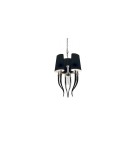 Lampy wiszące glamour - Azzardo DIABLO 3 BLACK 6xE14 Wisząca Czarny/Chrom AZ1345 - product 1