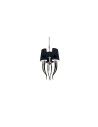 Azzardo DIABLO 3 BLACK 6xE14 Wisząca Czarny/Chrom AZ1345