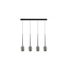 Lampy wiszące - Azzardo IZZA 4 SMOKY 4xE14 Wisząca Dymiony AZ2938 - product 1