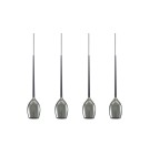 Lampy wiszące - Azzardo IZZA 4 SMOKY 4xE14 Wisząca Dymiony AZ2938 - product 2