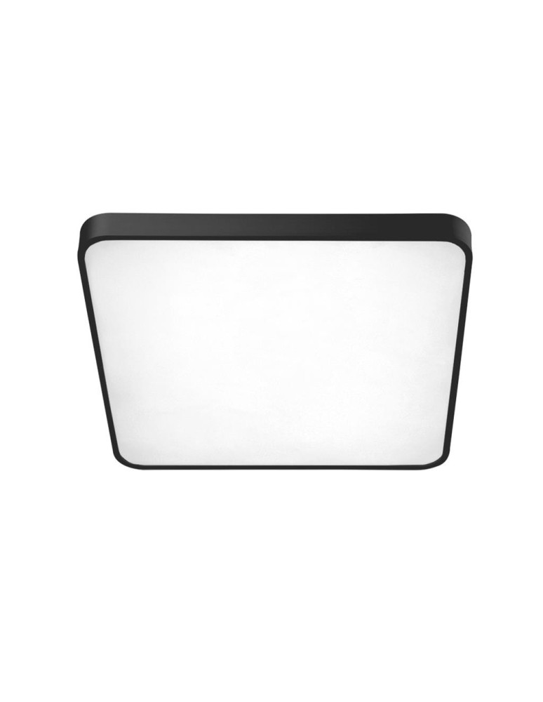 Plafony z pilotem - Azzardo QUADRO 50 LED CCT BLACK 1xLED Sufitowa Czarny AZ2759 - produkt kolory-swiatla.pl 1