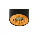 Oprawy sufitowe na wymienne źródło światła - Azzardo BROSS 1 BLACK/GOLD 1xGU10 Natynkowa Czarny/Złoty AZ2955 - product 2