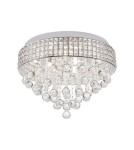 Lampy sufitowe z kryształami - Zuma Line Lampa Sufitowa srebrny CAPRI CEILING 19027-M - product 1