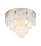 Lampy sufitowe z kryształami - Zuma Line Lampa Sufitowa srebrny PARDO CEILING 18366 - product 1