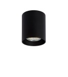 Oprawy sufitowe na wymienne źródło światła - Lucide BODI Round GU10 excl D8 H9.5cm Czarny 09100/01/30 Plafon - produkt 3