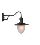 Kinkiety zewnętrzne - Lucide ARUBA 1xE27 Frost Glass/Czarny  11871/01/30 Kinkiet - produkt 3