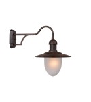 Kinkiety zewnętrzne - Lucide ARUBA 1xE27 Frost Glass/Rust 11871/01/97 Kinkiet - produkt 4