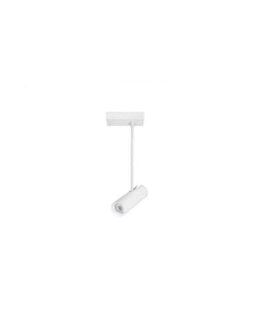 Azzardo LENS SQUARE WHITE/WHITE 1xGU10 Reflektor Sufitowy Biały AZ3513