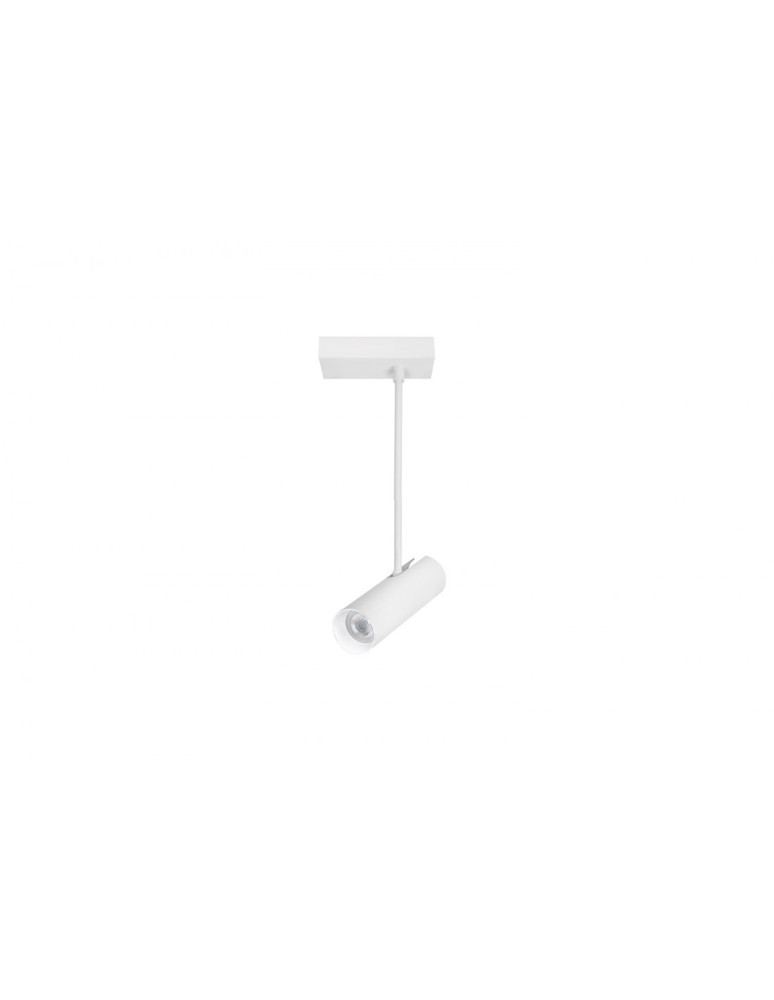 Reflektory sufitowe - Azzardo LENS SQUARE WHITE/WHITE 1xGU10 Reflektor Sufitowy Biały AZ3513 - produkt kolory-swiatla.pl 1