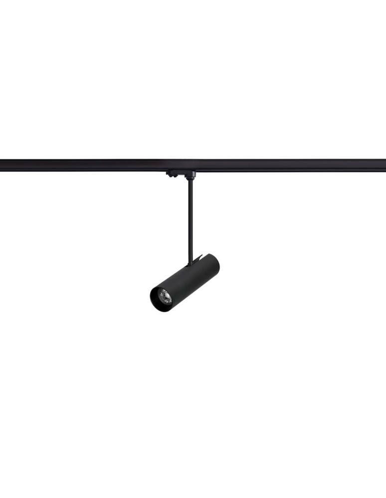 Lampy do szynoprzewodów 3 fazowych - Azzardo LENS TRACK BLACK/BLACK 1xGU10 Reflektor Do Szynoprzewodu 3F Czarny AZ3511 - produkt kolory-swiatla.pl 1