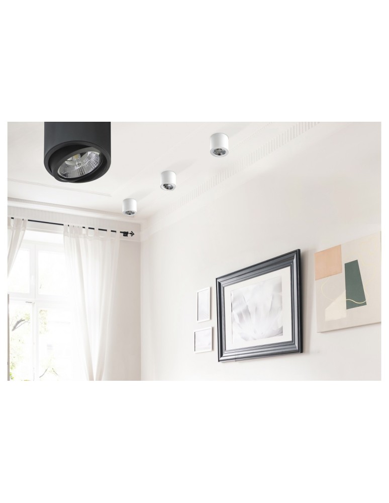 Lampy tuby - Azzardo ALIX 230V WHITE 1xES111 Natynkowa Biały AZ3541 - product kolory-swiatla.pl 2
