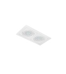 Lampy podtynkowe kierunkowe - Azzardo VERDI 2 WHITE 2xES111 Wpuszczana Biały AZ3528 - produkt 1
