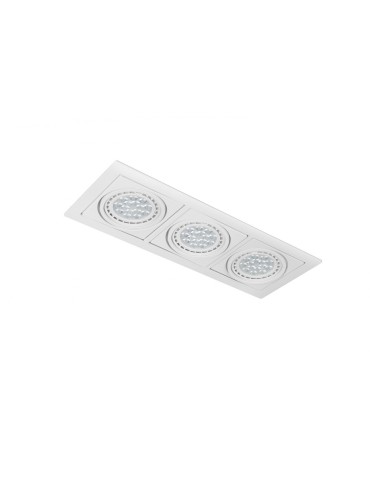 Azzardo VERDI 3 WHITE 3xES111 Wpuszczana Biały AZ3530
