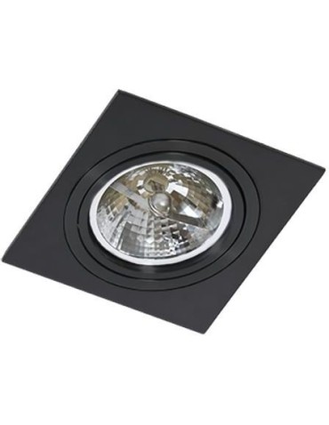 Azzardo SIRO 1 BLACK/BLACK 1xES111 Wpuszczana Czarny AZ2805
