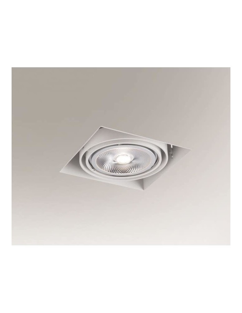 Lampy podtynkowe kierunkowe - Shilo KOMORO 7322 GU10 Biały Wpust - produkt kolory-swiatla.pl 1