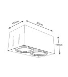 Lampy podtynkowe kierunkowe - Shilo KOMORO 7328 GU10 Biały Wpust - product 2