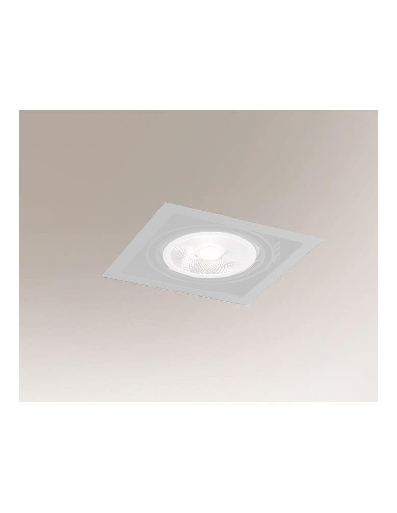 Lampy podtynkowe kierunkowe - Shilo MUKO 7340 GU10 Biały Wpust - produkt kolory-swiatla.pl 1