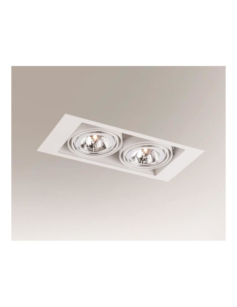 Lampy podtynkowe kierunkowe - Shilo MUKO 7352 GU10 Biały Sufitowa - produkt kolory-swiatla.pl 1