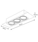 Lampy podtynkowe kierunkowe - Shilo MUKO 7358 GU10 Biały Sufitowa - product 3