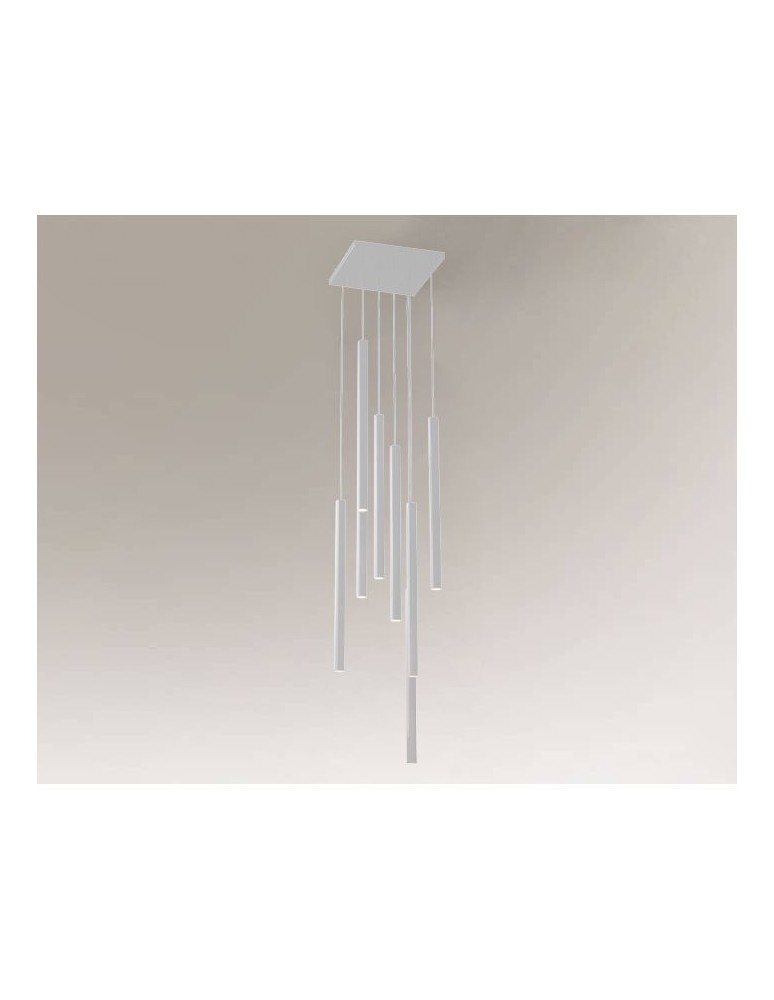 Lampy wiszące rurki - Shilo YABU 7577 Biały Wiszaca - produkt kolory-swiatla.pl 1