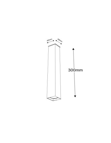 Shilo DOHA 1705 Czarny Sufitowa 300mm - product 2