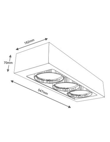 Shilo KOGA 1154 GU10 Czarny Sufitowa - produkt 2