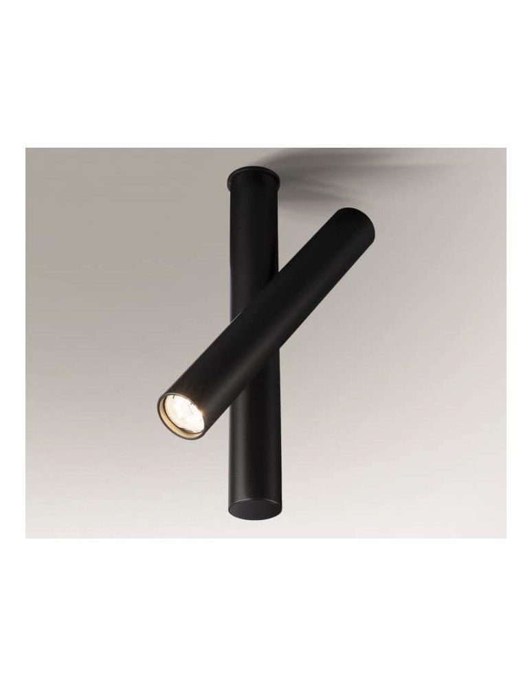 Reflektory sufitowe - Shilo YABU 2243 Czarny 2243/GU10/CZ Reflektor - produkt kolory-swiatla.pl 1