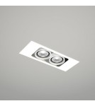 Lampy podtynkowe kwadratowe - Shilo EBINO 3306 GU10 Czarny 3306/GU10/CZ Wpust - product 3