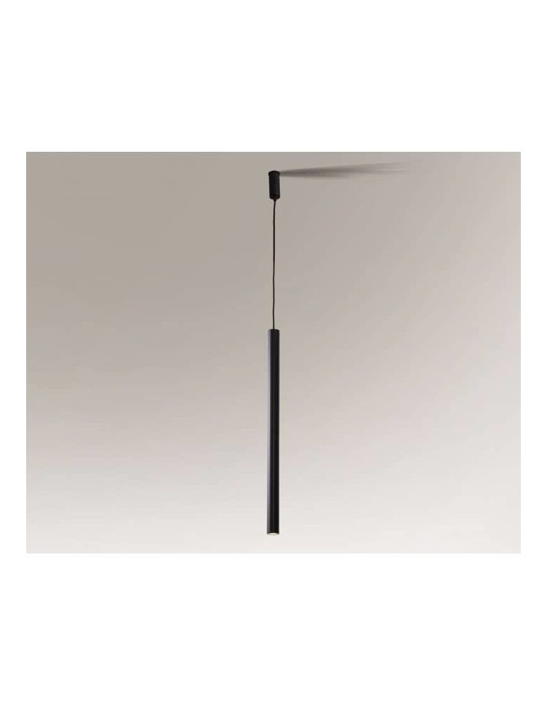 Lampy wiszące rurki - Shilo YABU 5526 Czarny 5526/GU10/CZ Wisząca - produkt kolory-swiatla.pl 1