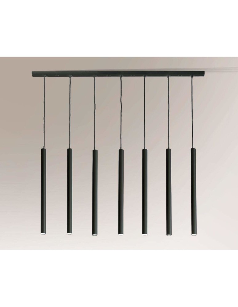 Lampy wiszące rurki - Shilo YABU 5529 GU10 Czarny Wisząca - produkt kolory-swiatla.pl 1