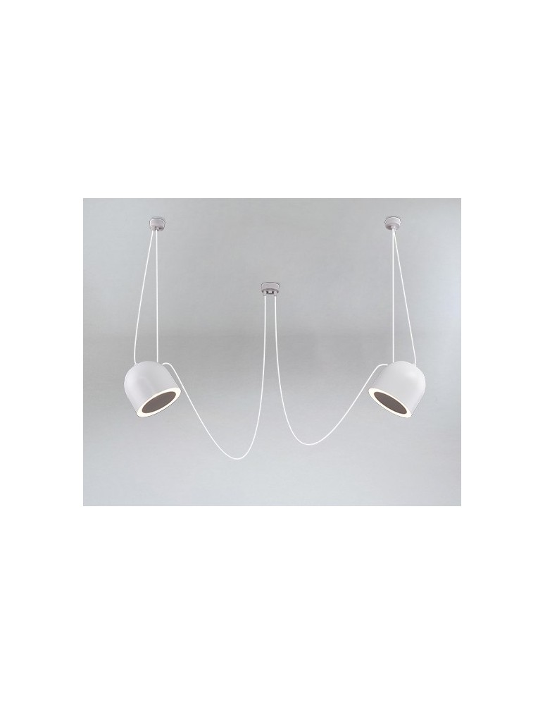 Lampy wiszące pająki - Shilo DOBO Wisząca 2xE14 9036 Czarny - product kolory-swiatla.pl 2