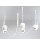 Lampy wiszące pająki - Shilo DOBO Wisząca 5xE14 9038 Czarny - product 2