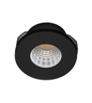 Lampy podtynkowe okrągłe - Azzardo FILL R 4000K BLACK 1xLED Wpuszczana Czarny AZ3382 - product 1