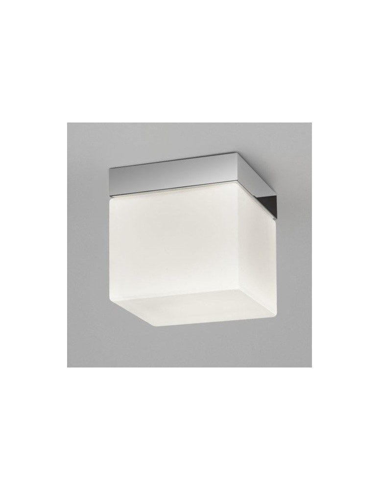 Plafony hermetyczne - Astro Sabina Square Sufitowa 1x60W Max E27 Chrom Polerowany IP44 1292002 - produkt kolory-swiatla.pl 1