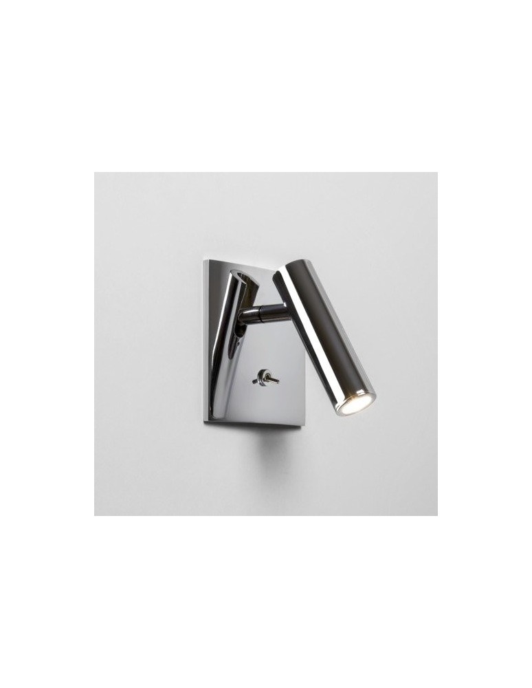 Kinkiety do czytania - Astro Enna Square Switched LED Do Czytania 4.5W LED Chrom Polerowany 1058019 - produkt kolory-swiatla.pl 1