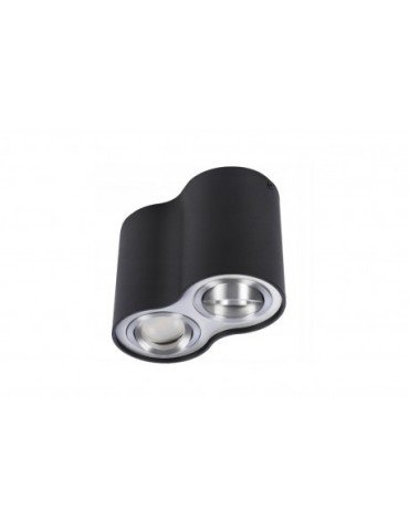AZzardo BROSS 2 Czarny/Alu Sufitowa AZ0782