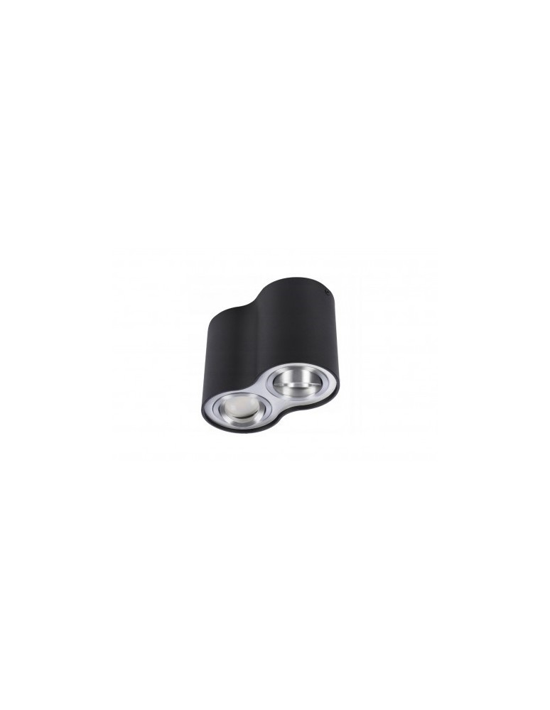AZzardo BROSS 2 Czarny/Alu Sufitowa AZ0782